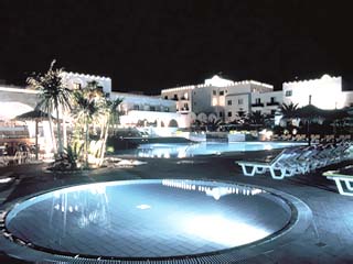 Oceanis Beach Resort Hotel Adults Only - Swimming Pool at night