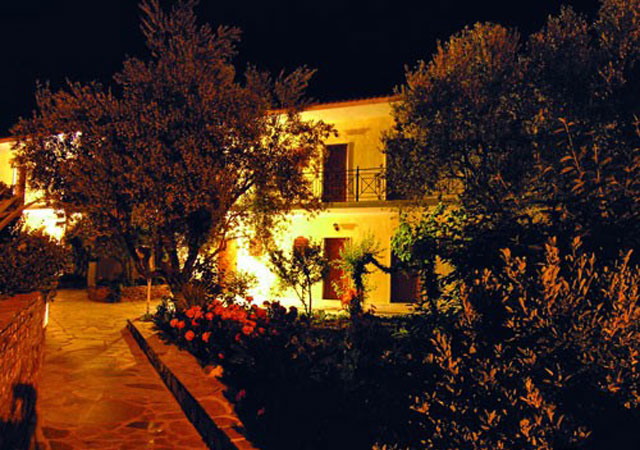 Mytilana Village Hotel - Exterior Night View