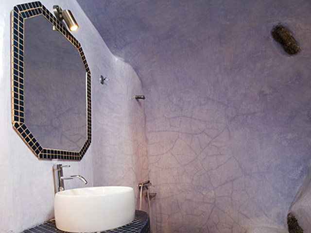 Vinsanto Villas - Senior Cave Suite- bathroom