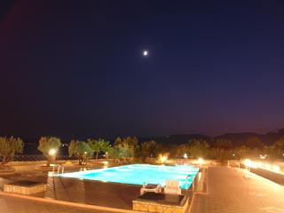 Europa Beach Hotel - Swimming Pool at Night