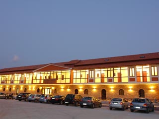 Europa Beach Hotel - Exterior View at Night