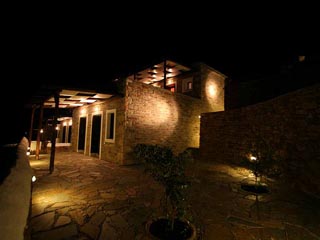 Lithos Traditional Villas - Exterior View at Night
