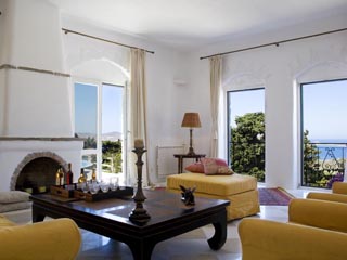 Yria Ktima Luxury Villa - The Living Rom