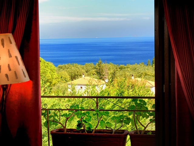 Bozonos Luxury Villas - Balcony view