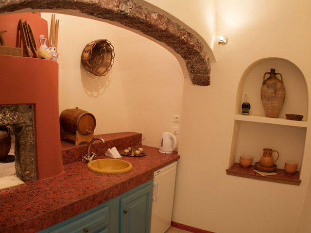 Santorini Luxury Villas - Dream Luxury Villa- kitchen