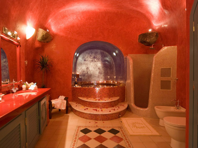 Santorini Luxury Villas - Dream Luxury Villa- bathroom