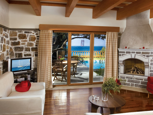 Elounda Mare Hotel - Relais & Chateaux - KnossoS Royalty Suite With Private Pool Living Room