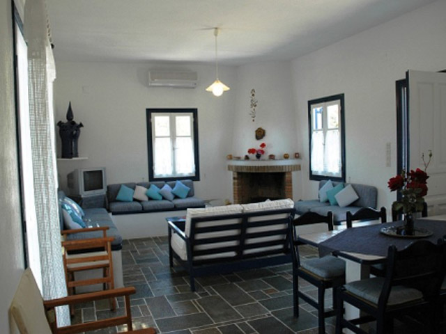 Cyclades Villas - Living Room