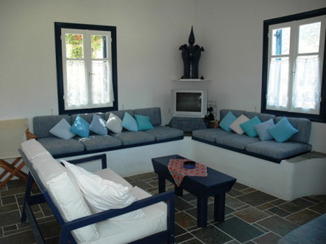 Cyclades Villas - Living Room